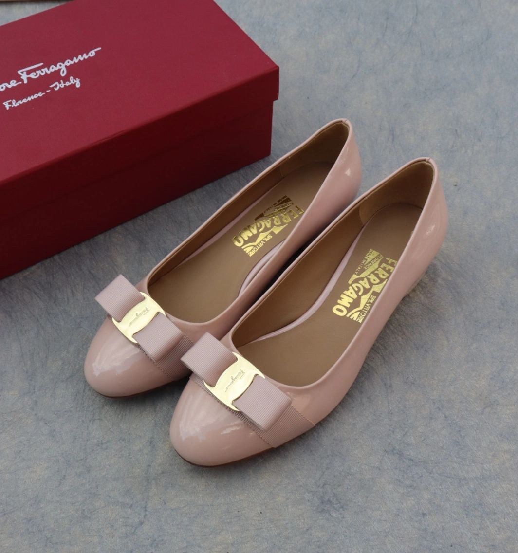 Salvatore Ferragamo Flat Shoes For Women HighQuality 1126