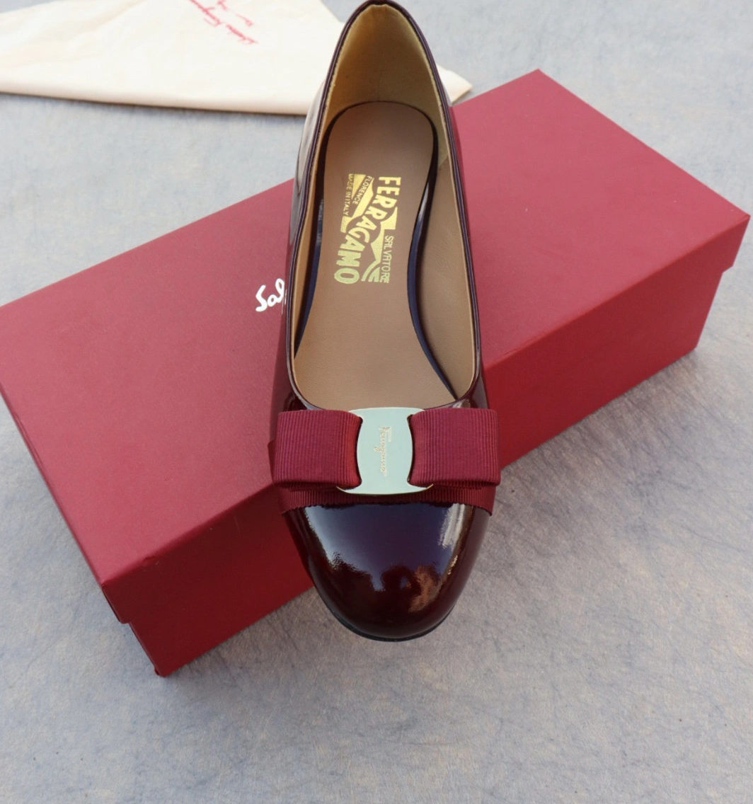 Salvatore Ferragamo Flat Shoes For Women HighQuality 7711