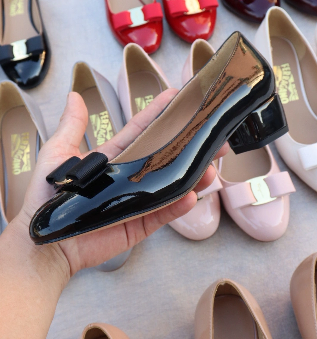 Salvatore Ferragamo Flat Shoes For Women Lightweight 7656