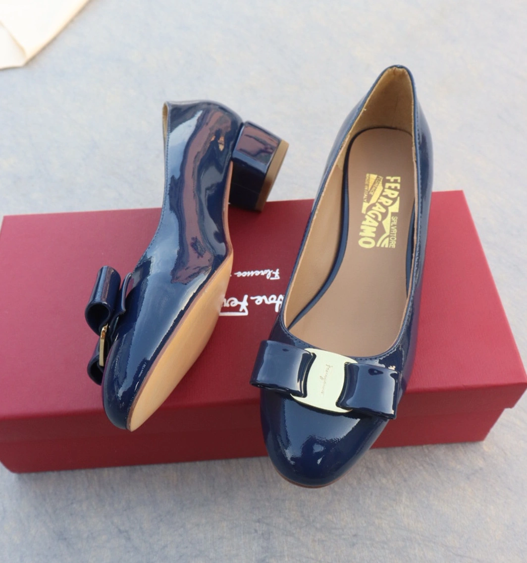 Salvatore Ferragamo Flat Shoes For Women Sleek 8475
