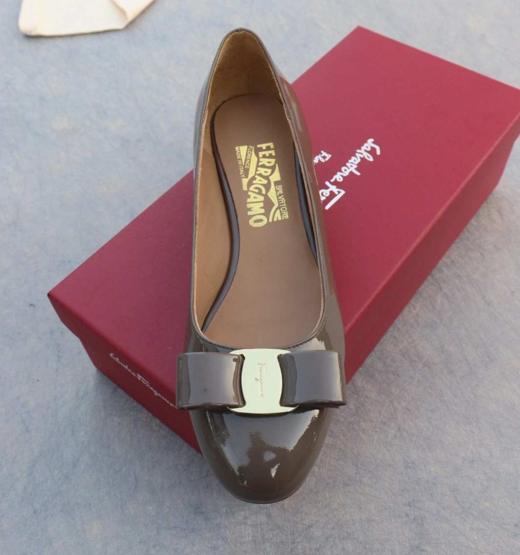 Salvatore Ferragamo Flat Shoes For Women Vibrant 7865
