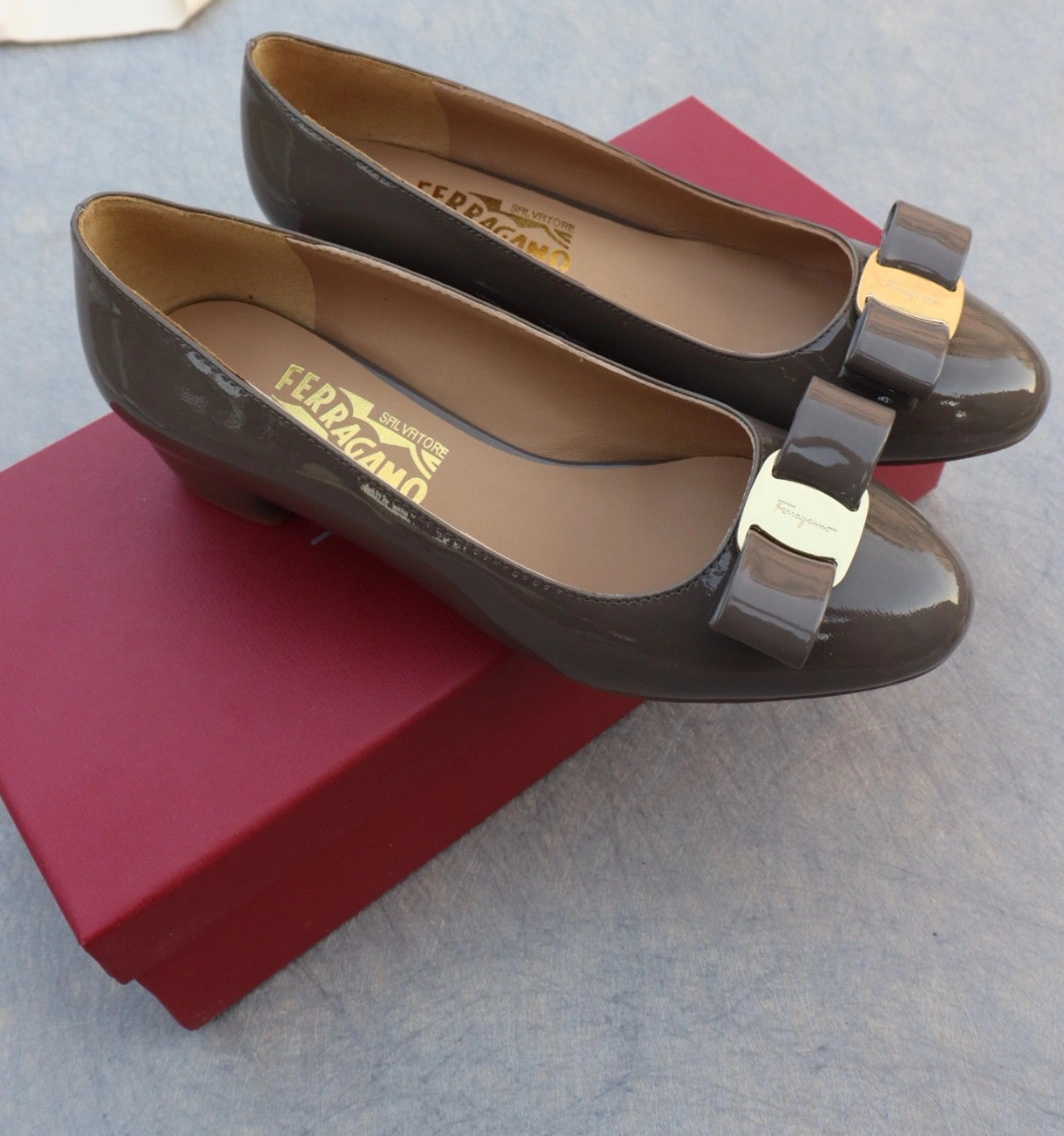 Salvatore Ferragamo Flat Shoes For Women Vibrant 7865