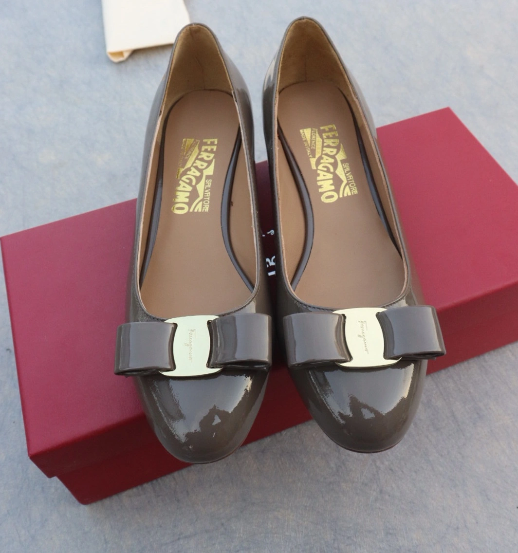 Salvatore Ferragamo Flat Shoes For Women Vibrant 7865