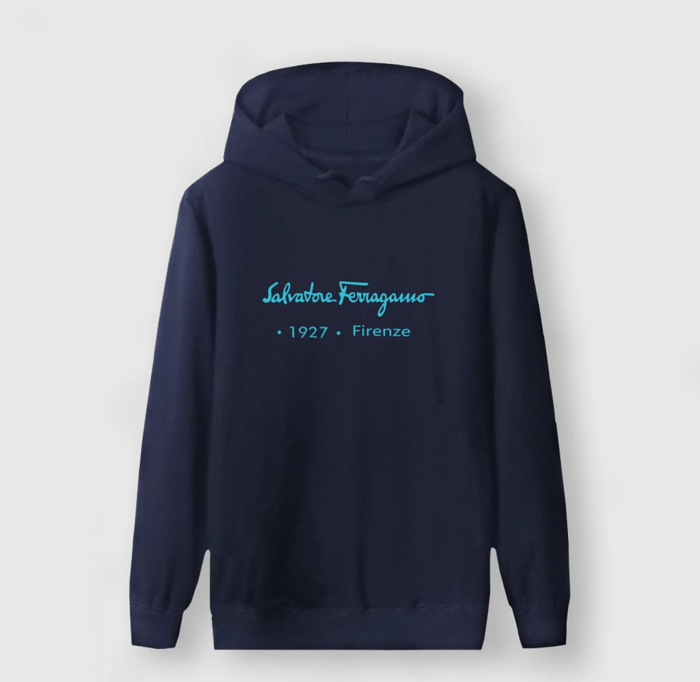 Salvatore Ferragamo Hoodies Long Sleeved For Men Compact 7869