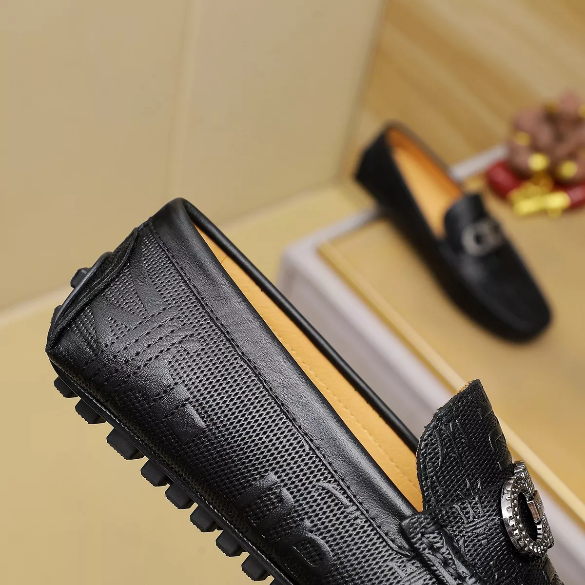 Salvatore Ferragamo Leather Shoes For Men Comfortable 3160