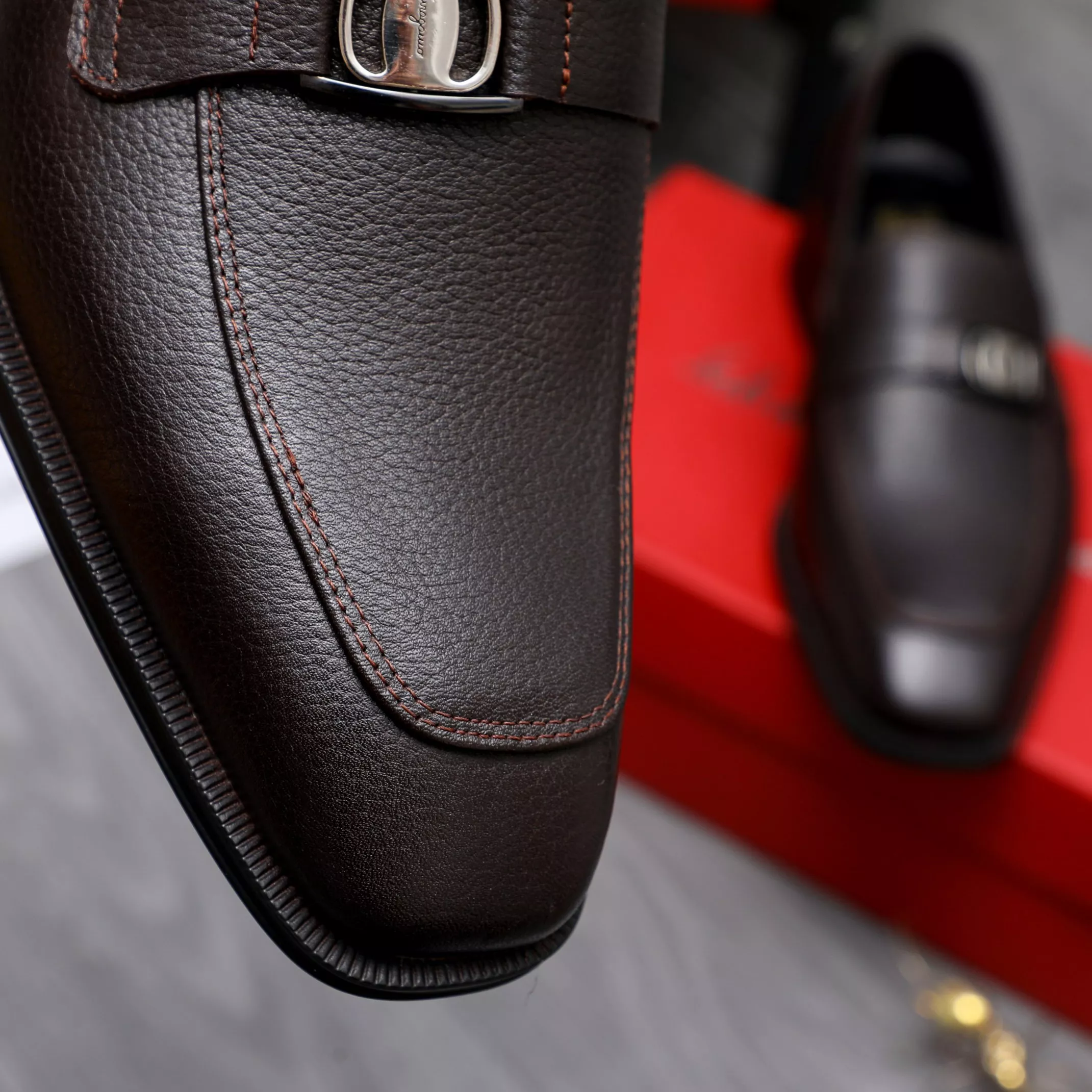 Salvatore Ferragamo Leather Shoes For Men Comfortable 891