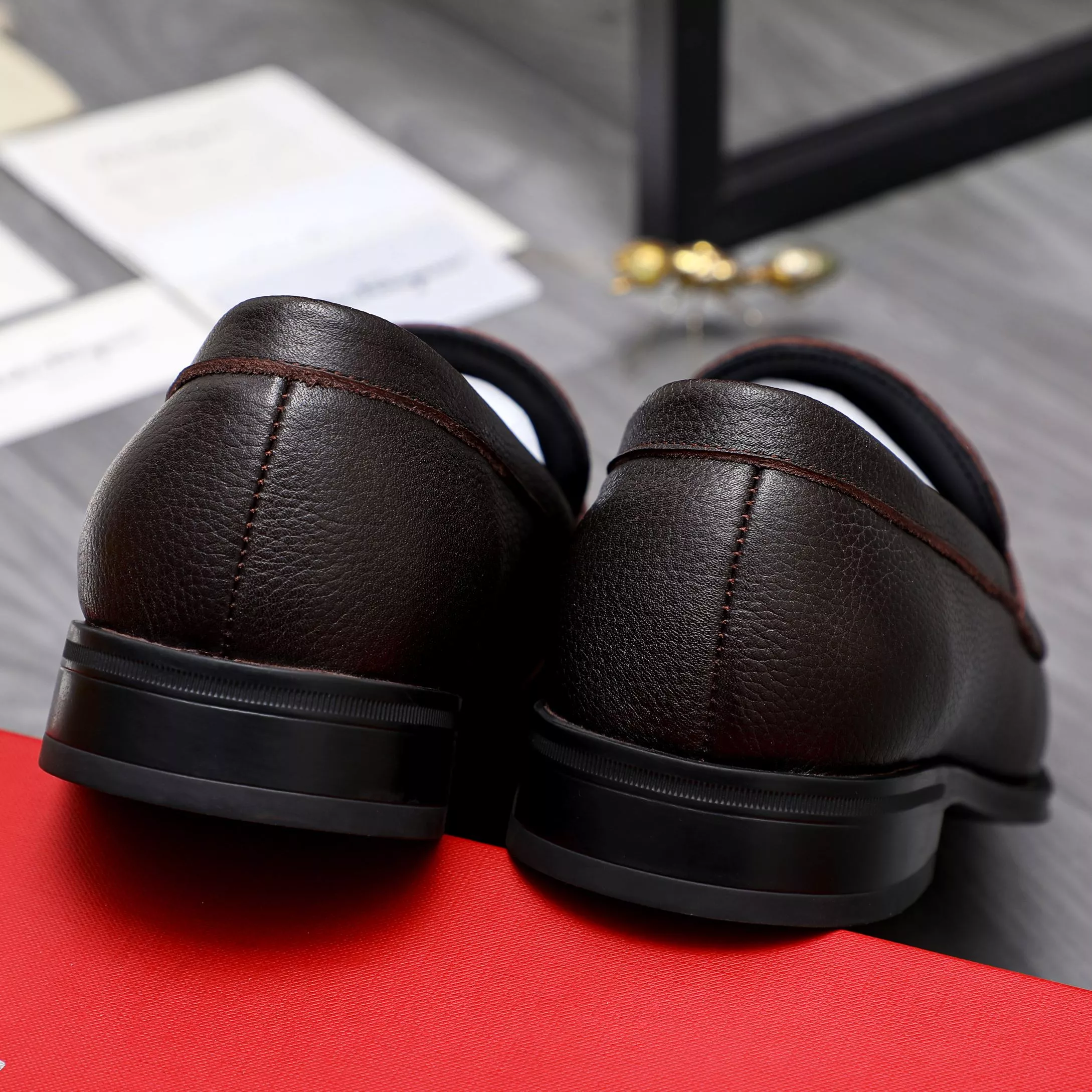 Salvatore Ferragamo Leather Shoes For Men Comfortable 891