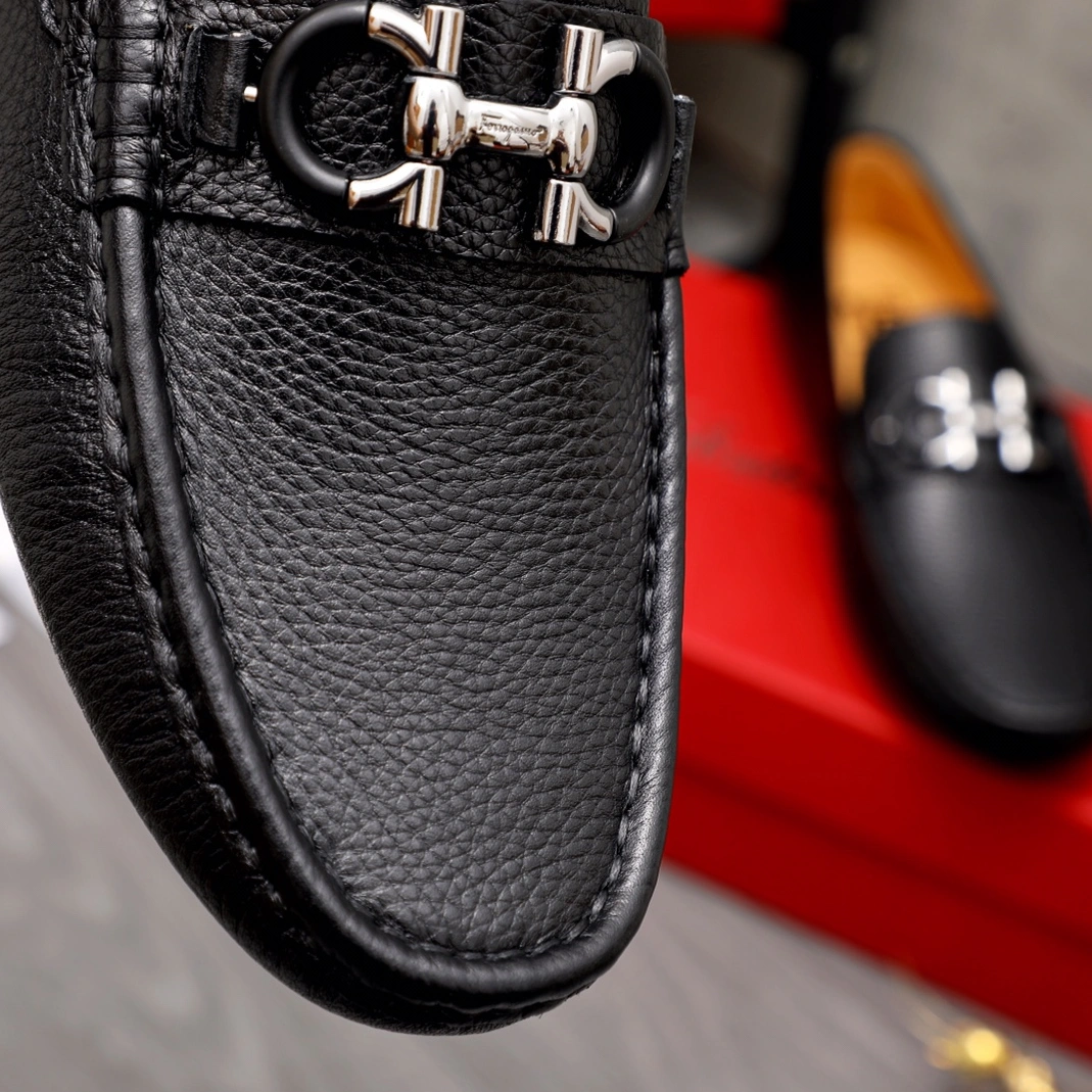 Salvatore Ferragamo Leather Shoes For Men Cozy 3631