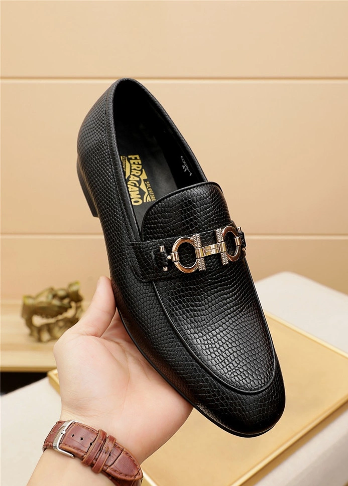 Salvatore Ferragamo Leather Shoes For Men Cozy 7837
