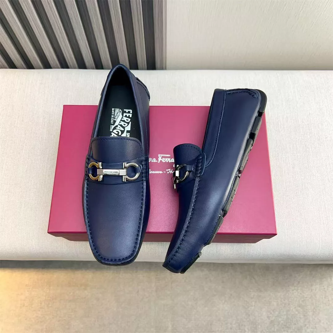 Salvatore Ferragamo Leather Shoes For Men DailyWear 4422