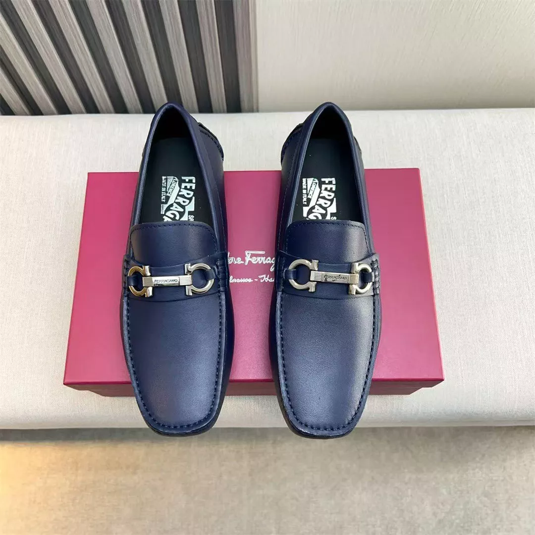 Salvatore Ferragamo Leather Shoes For Men DailyWear 4422