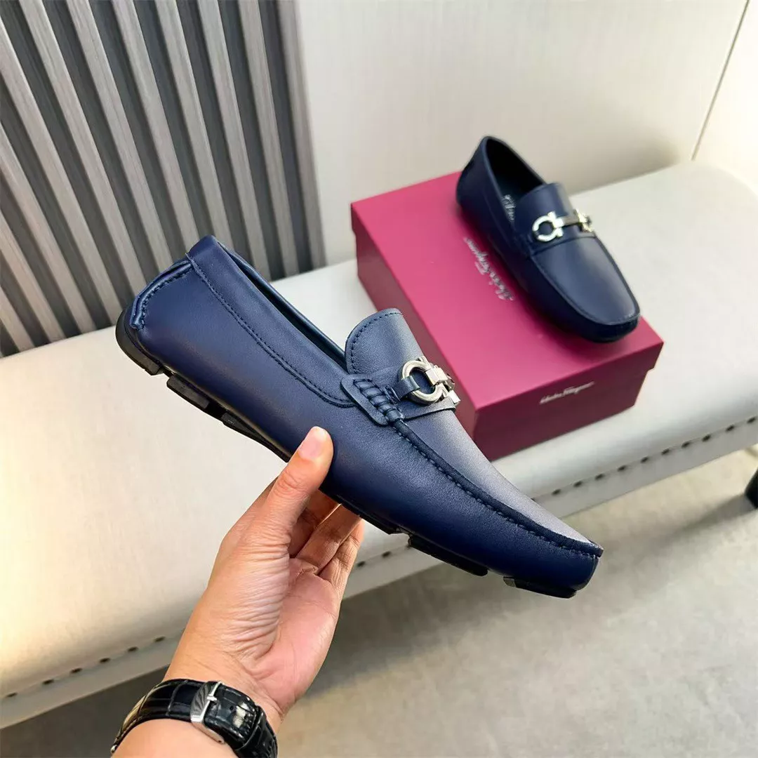 Salvatore Ferragamo Leather Shoes For Men DailyWear 4422