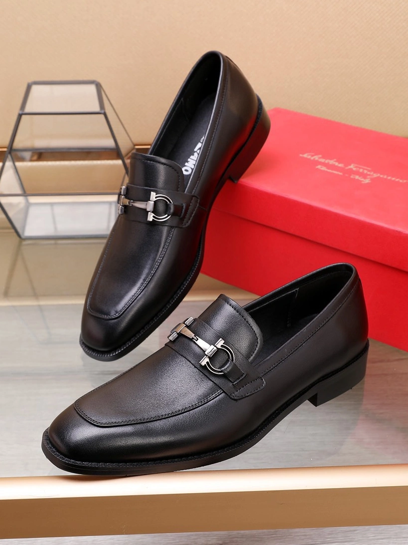 Salvatore Ferragamo Leather Shoes For Men DailyWear 6461