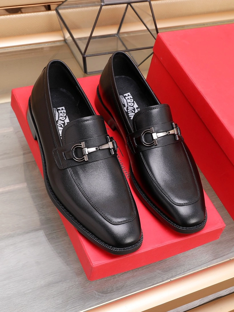 Salvatore Ferragamo Leather Shoes For Men DailyWear 6461