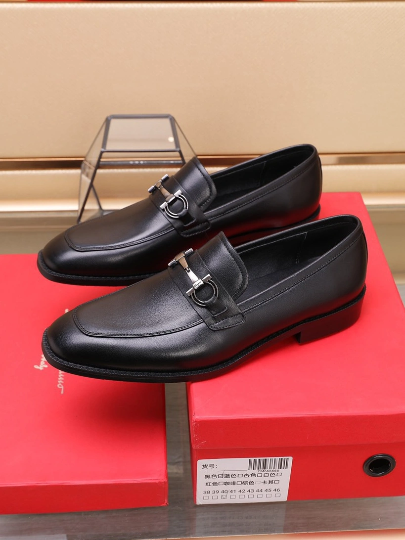 Salvatore Ferragamo Leather Shoes For Men DailyWear 6461