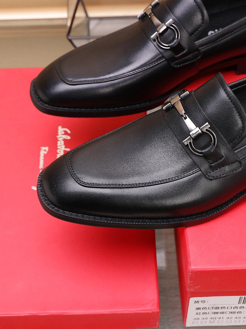 Salvatore Ferragamo Leather Shoes For Men DailyWear 6461