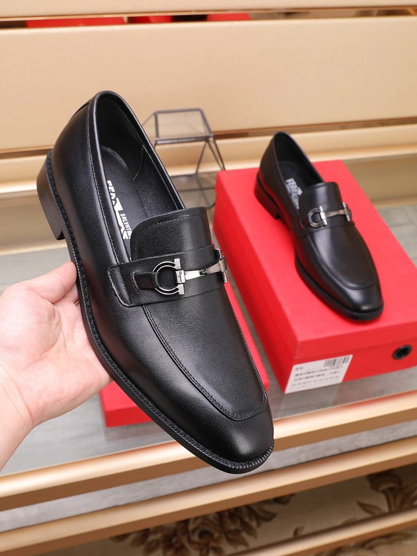 Salvatore Ferragamo Leather Shoes For Men DailyWear 6461
