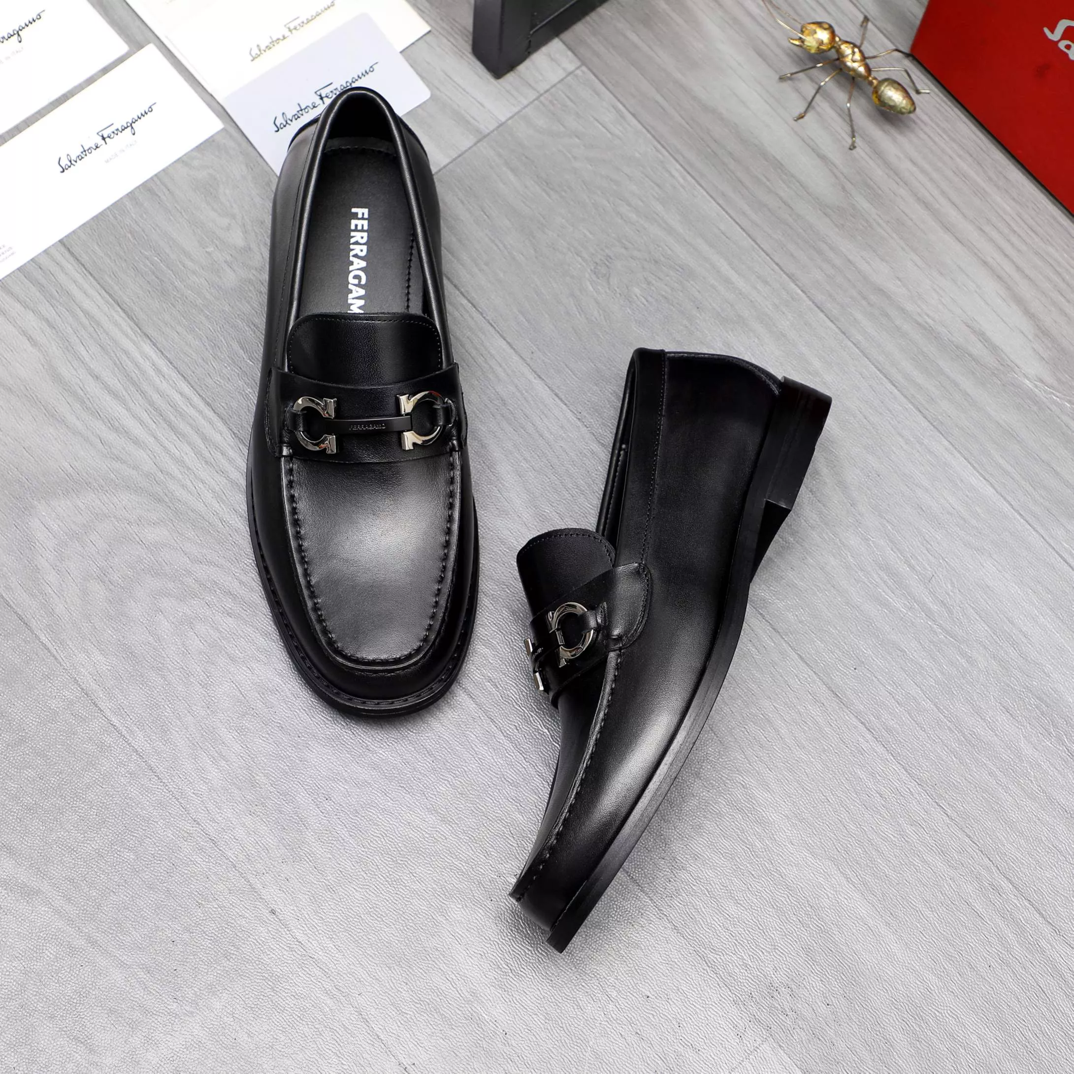 Salvatore Ferragamo Leather Shoes For Men Durable 1938