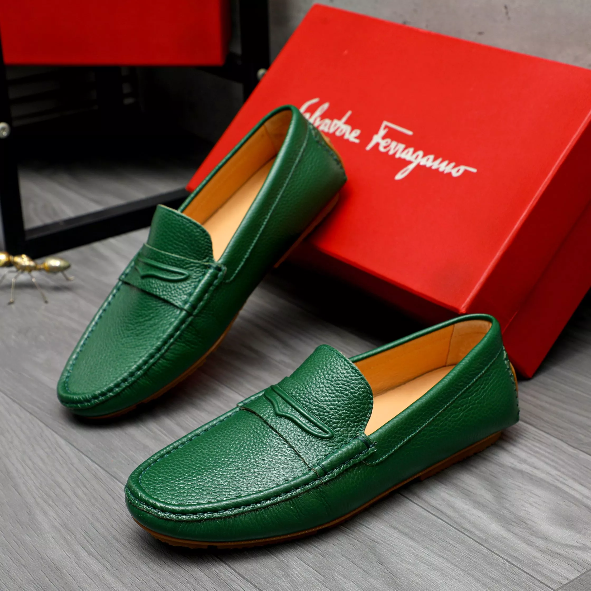 Salvatore Ferragamo Leather Shoes For Men Efficient 1426