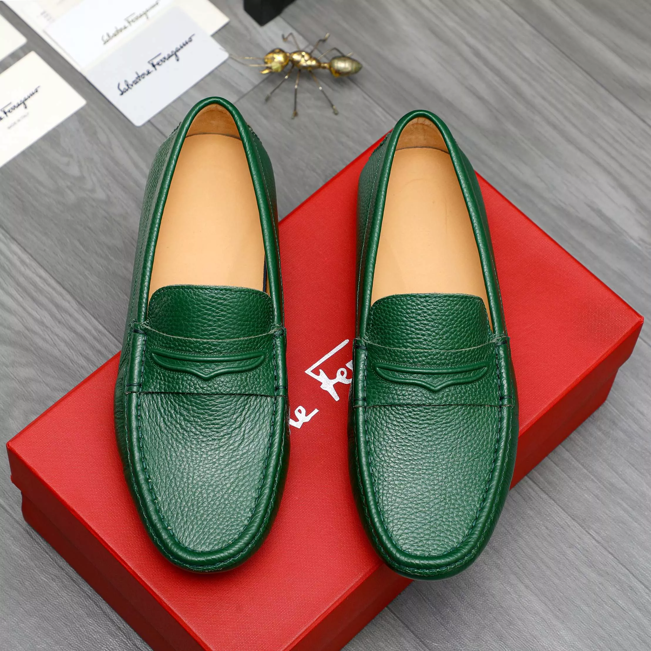 Salvatore Ferragamo Leather Shoes For Men Efficient 1426