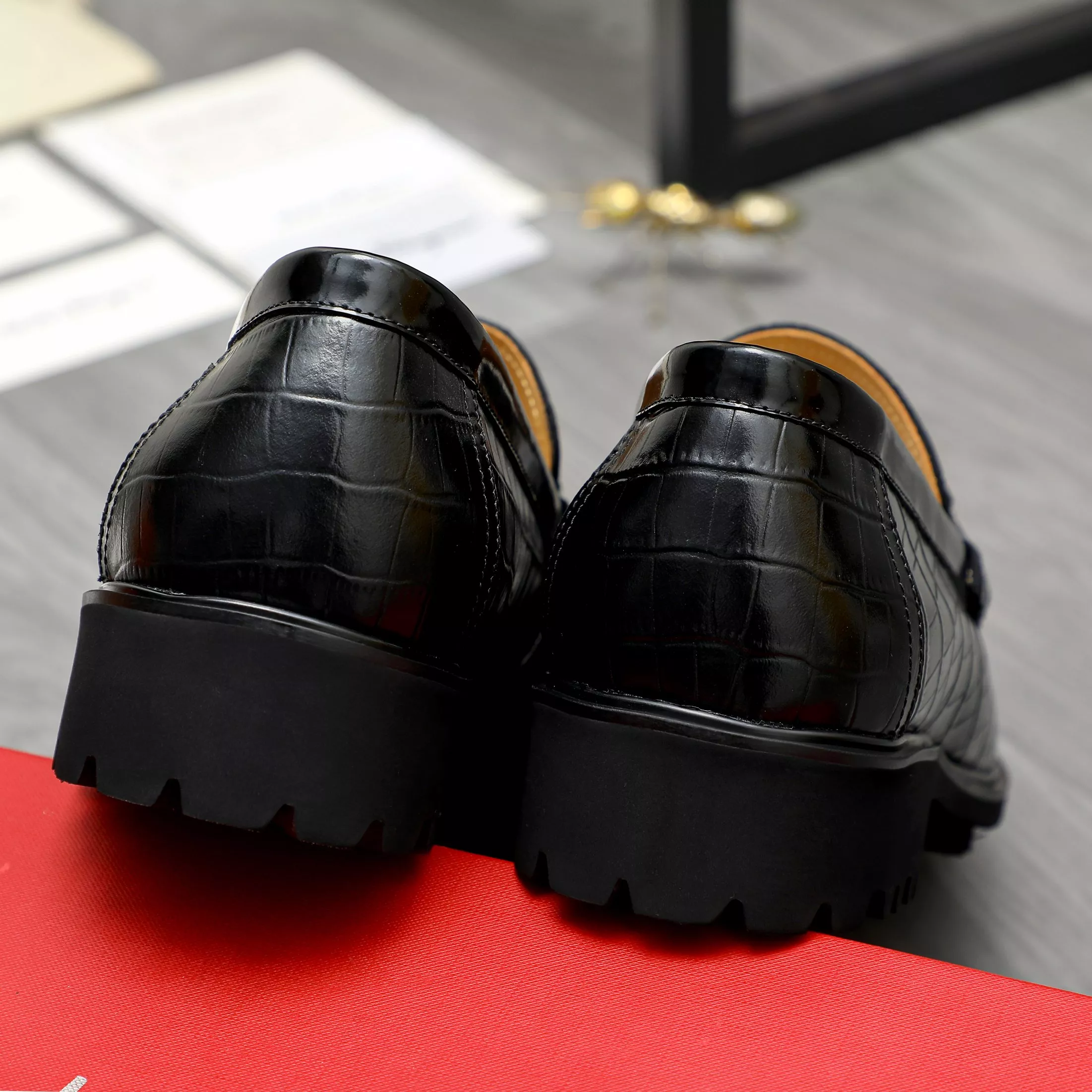 Salvatore Ferragamo Leather Shoes For Men Efficient 2937