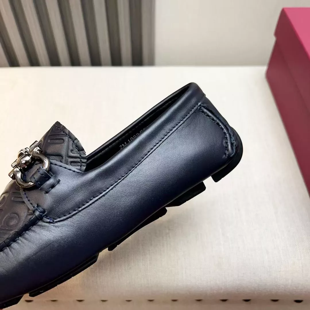 Salvatore Ferragamo Leather Shoes For Men Fashionable 1576