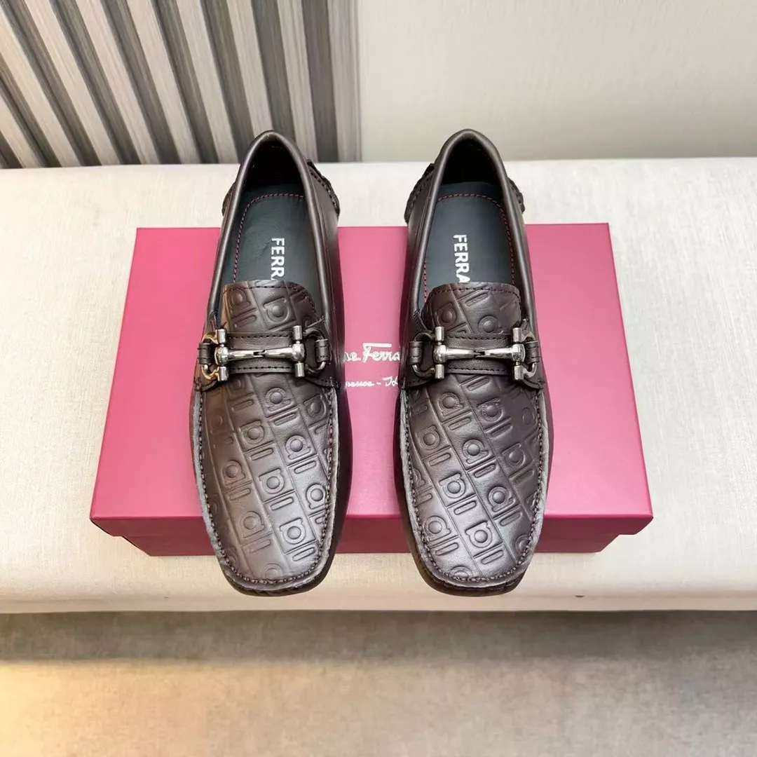 Salvatore Ferragamo Leather Shoes For Men Functional 5031