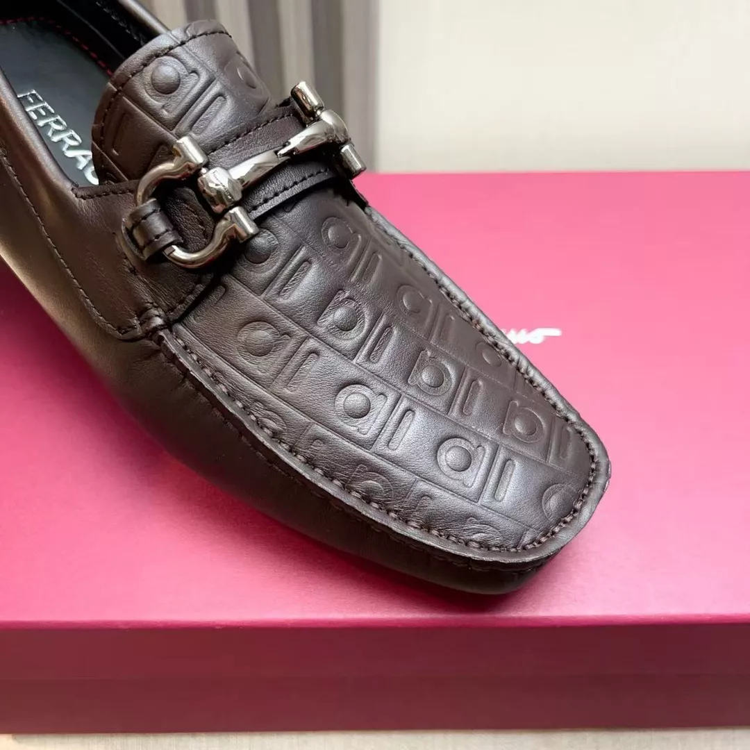 Salvatore Ferragamo Leather Shoes For Men Functional 5031