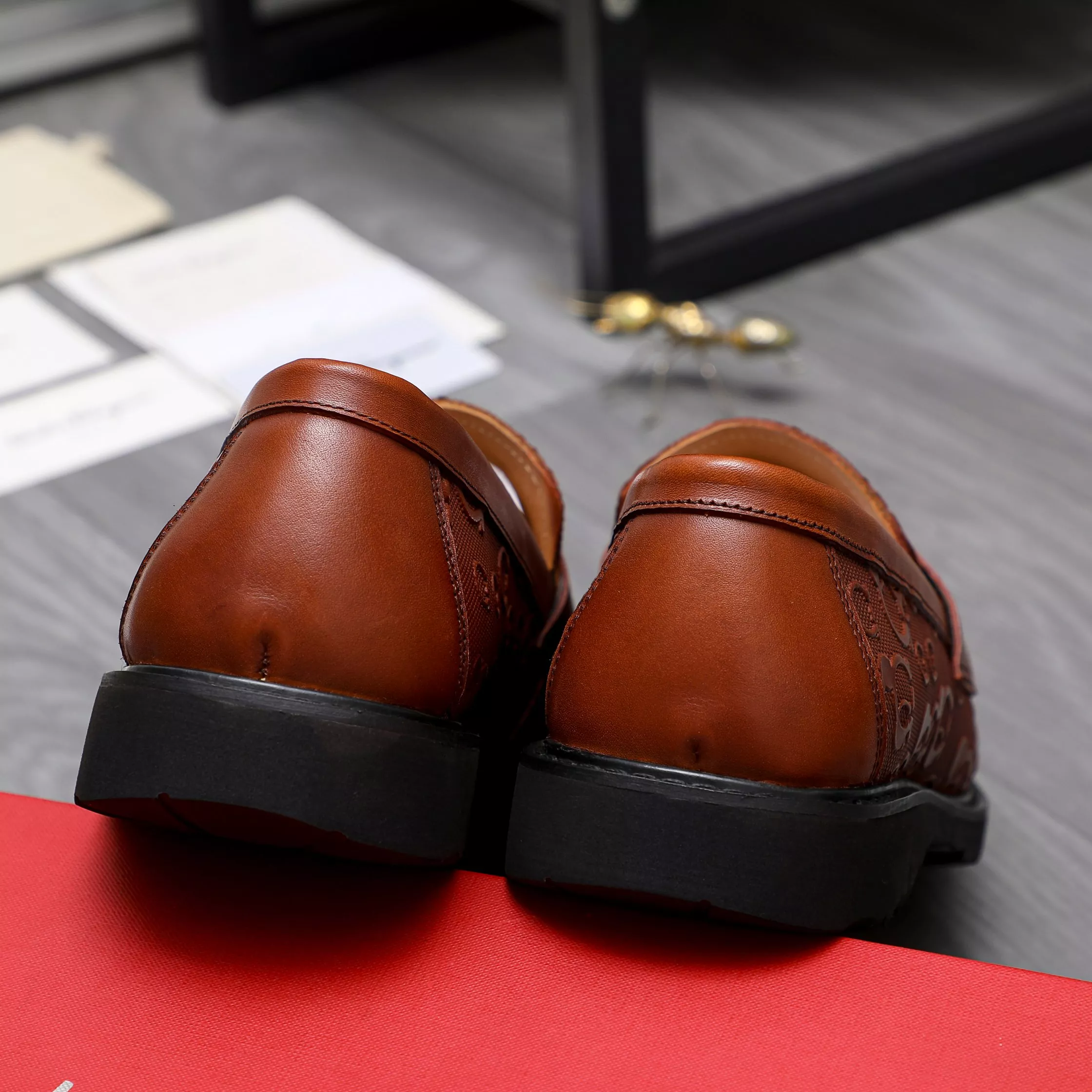 Salvatore Ferragamo Leather Shoes For Men GoAnywhere 9017