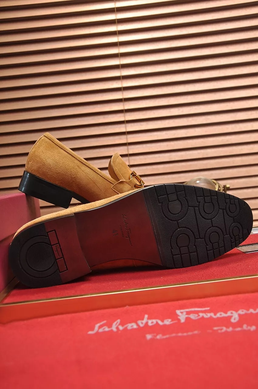 Salvatore Ferragamo Leather Shoes For Men GoodFit 7845