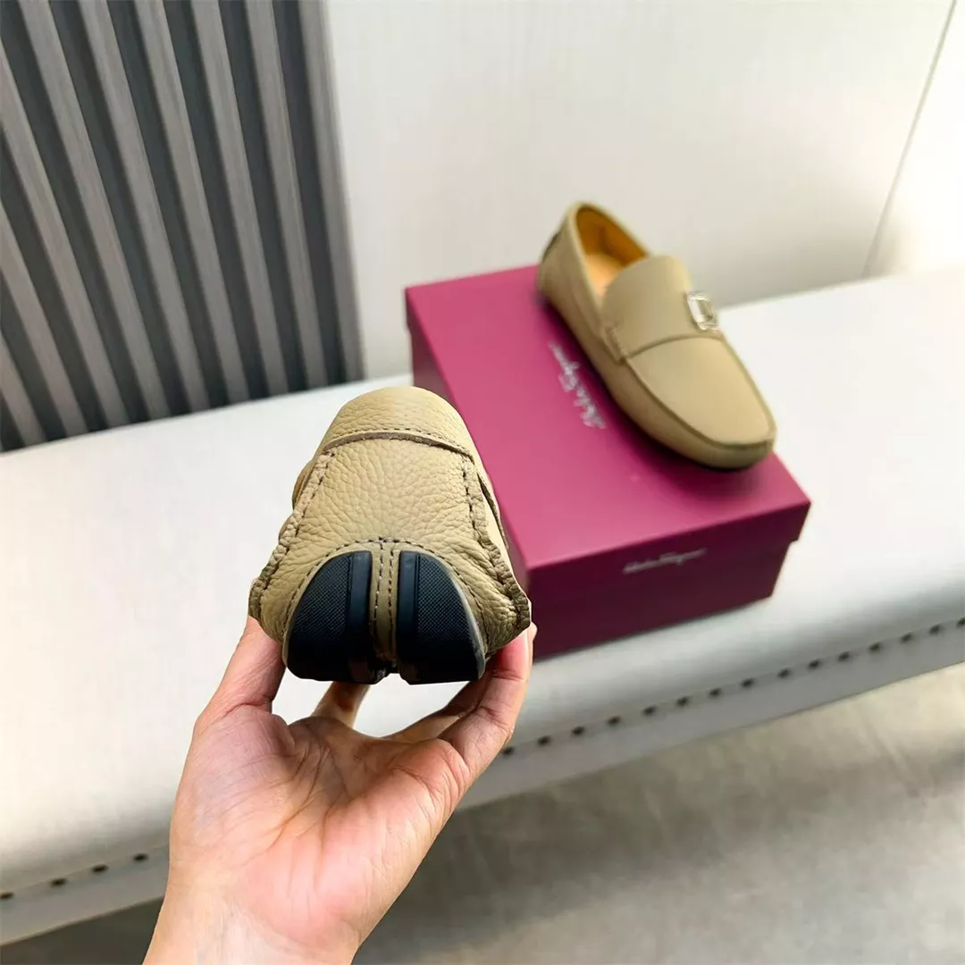 Salvatore Ferragamo Leather Shoes For Men HighQuality 5563