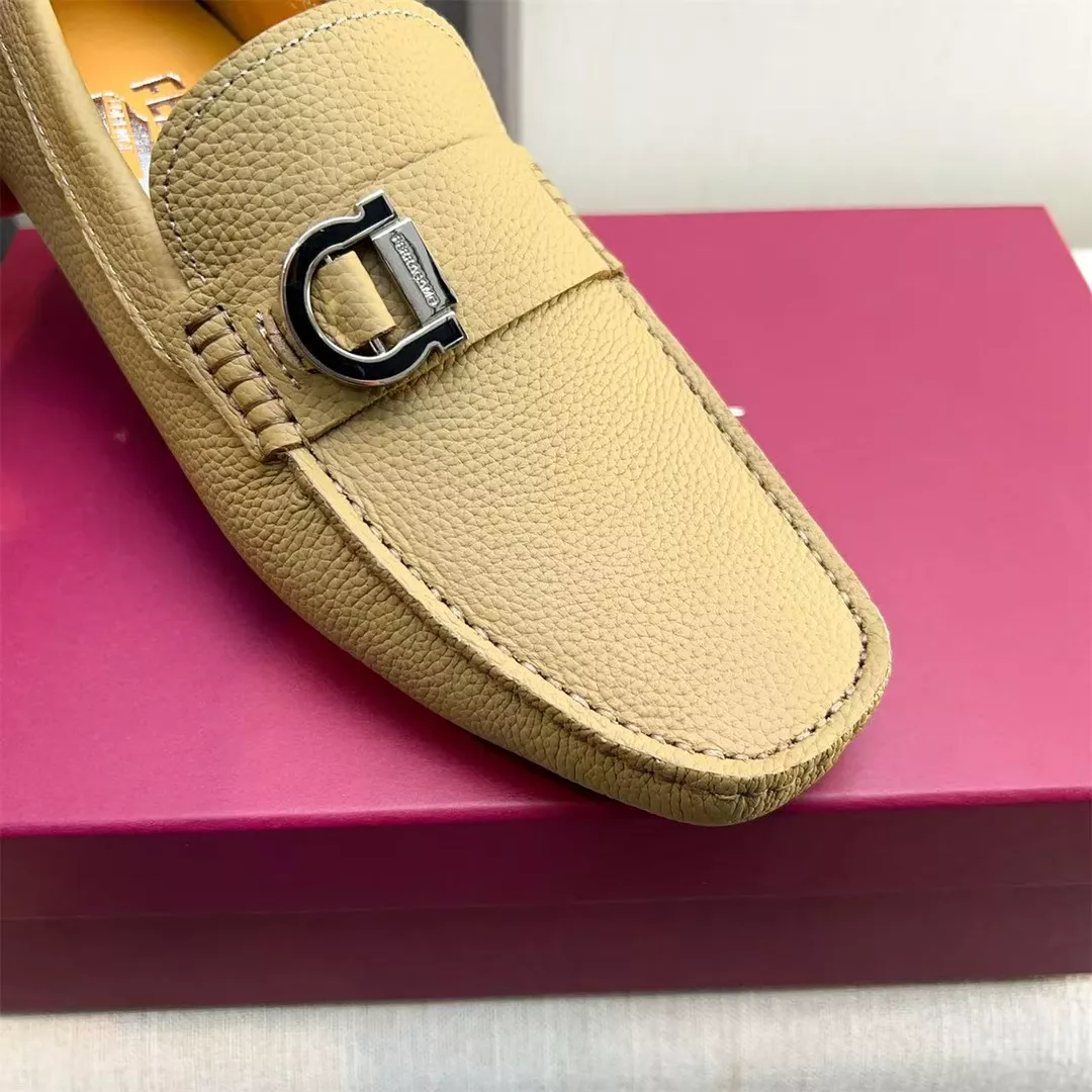 Salvatore Ferragamo Leather Shoes For Men HighQuality 5563