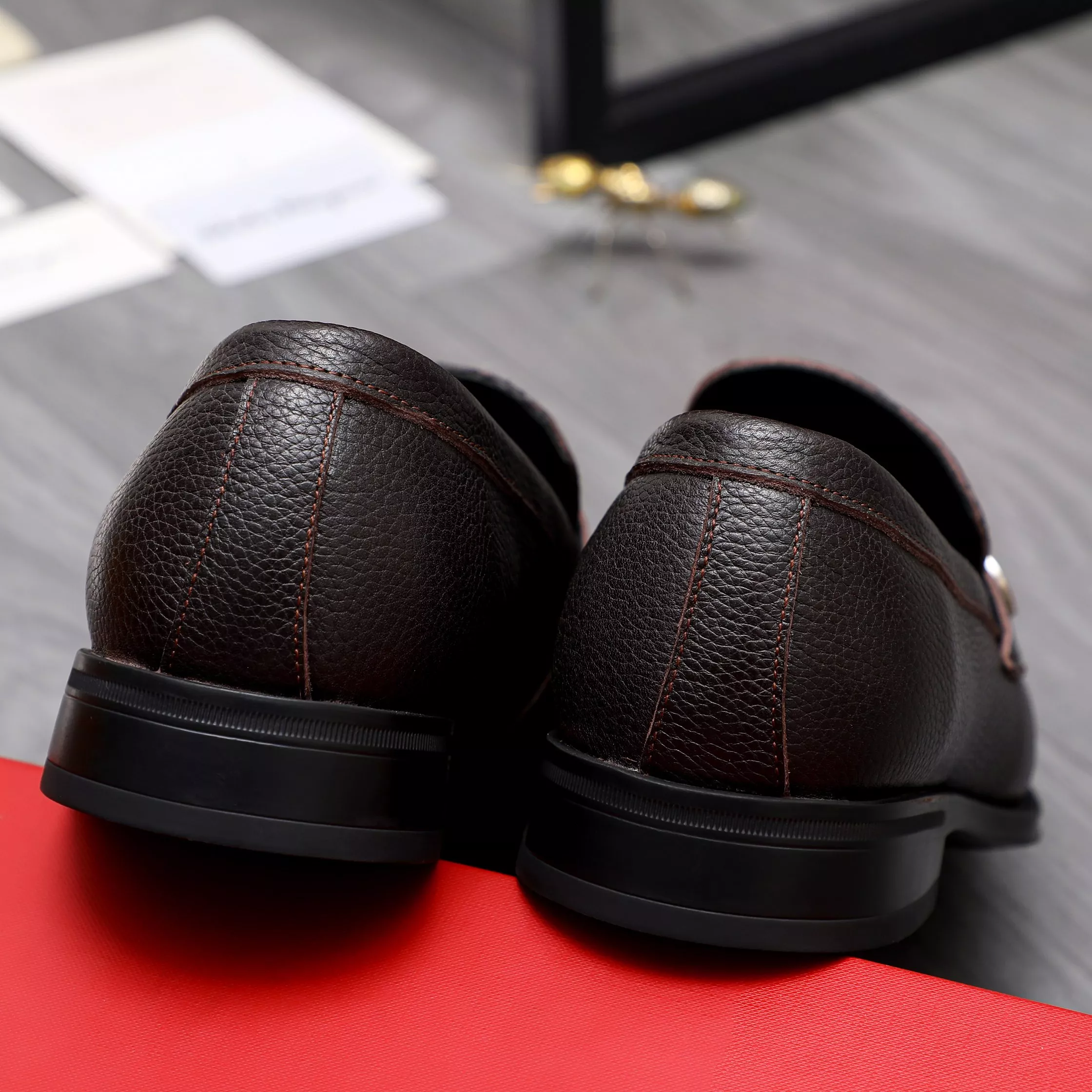Salvatore Ferragamo Leather Shoes For Men Modern 7745