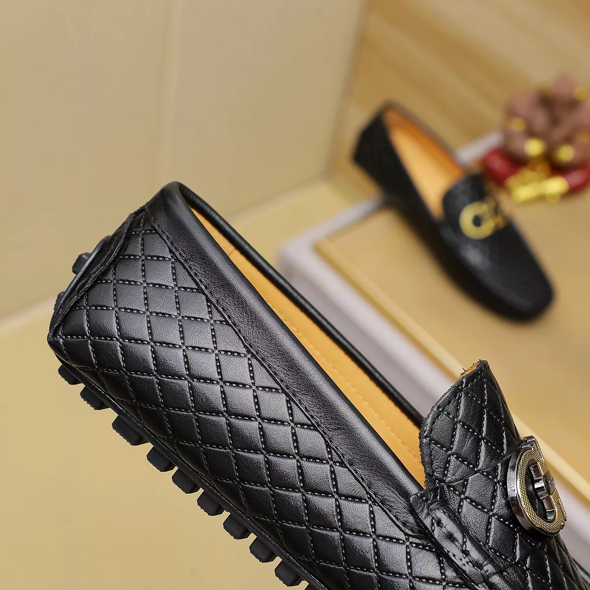 Salvatore Ferragamo Leather Shoes For Men ModernLook 4319