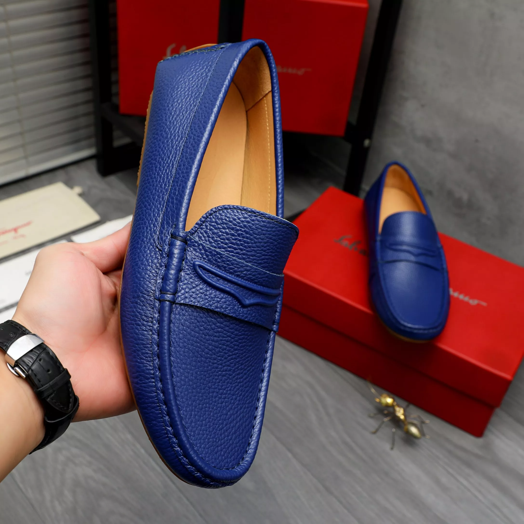 Salvatore Ferragamo Leather Shoes For Men ModernLook 7192