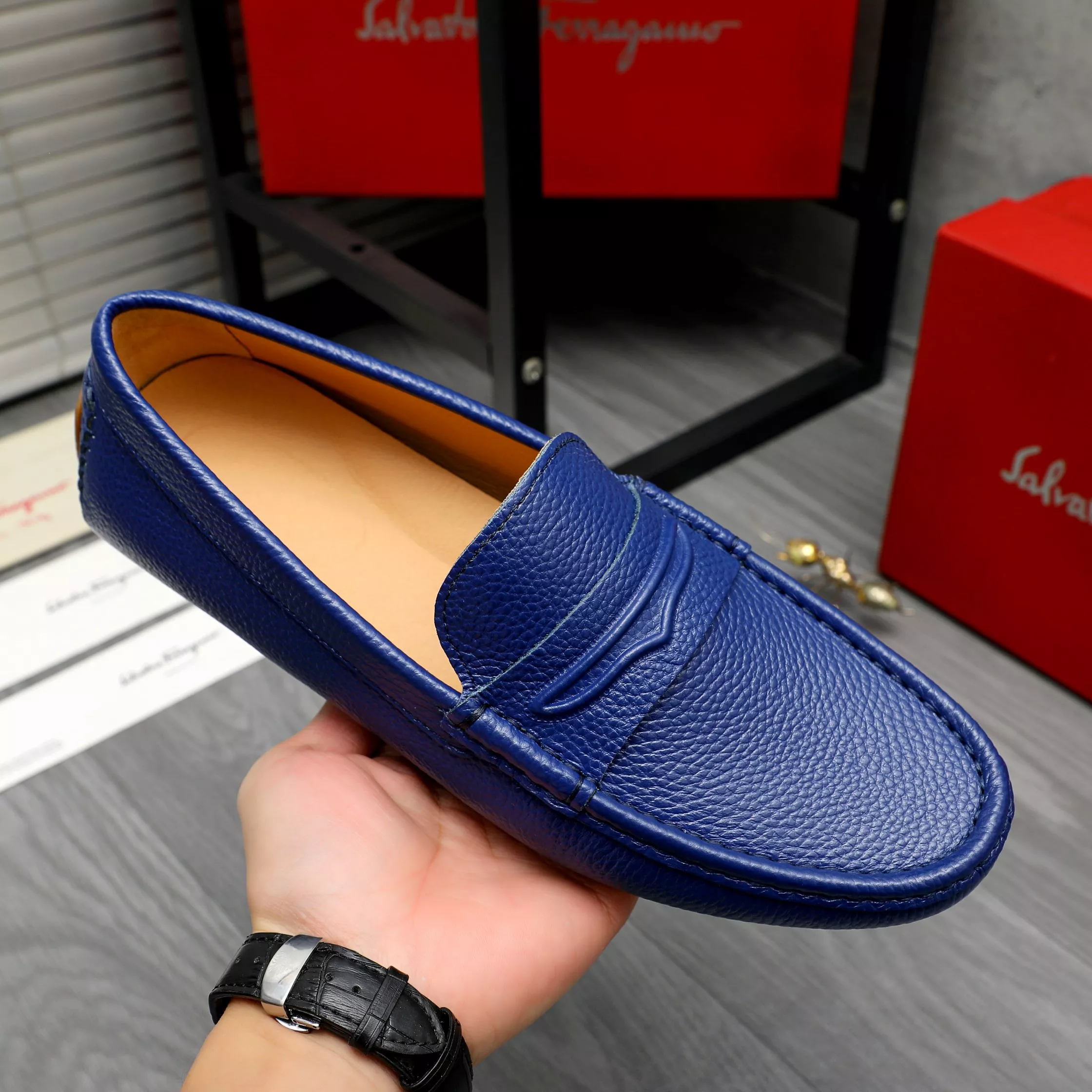 Salvatore Ferragamo Leather Shoes For Men ModernLook 7192