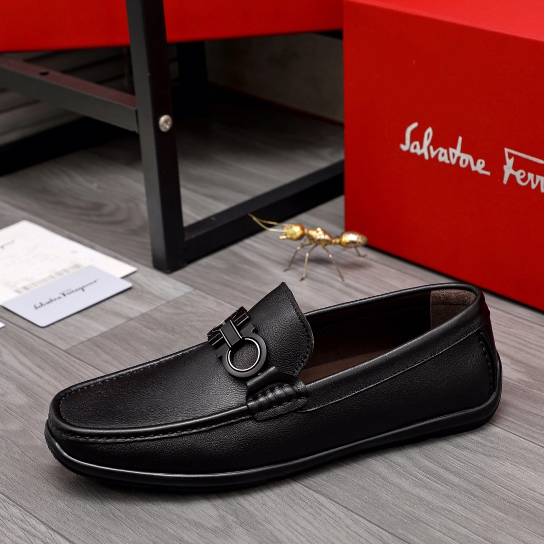 Salvatore Ferragamo Leather Shoes For Men NewStyle 1570
