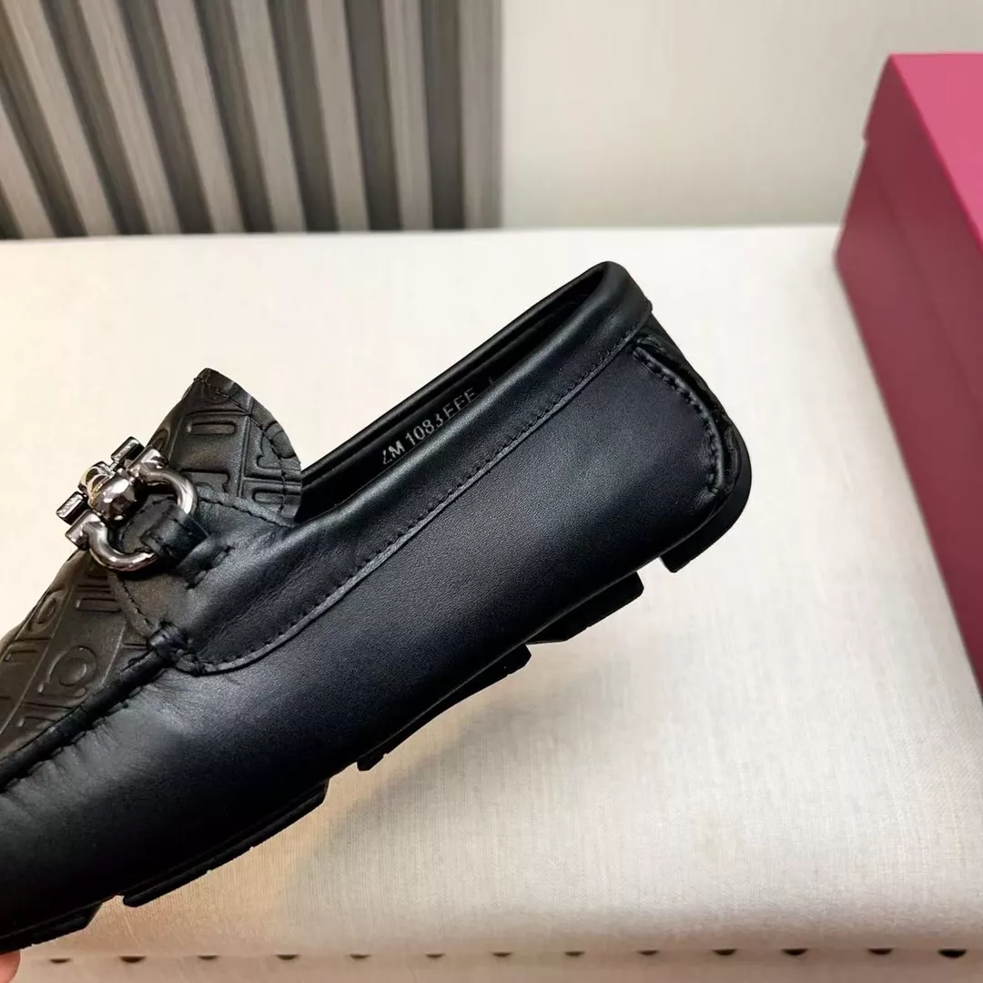 Salvatore Ferragamo Leather Shoes For Men NewStyle 338