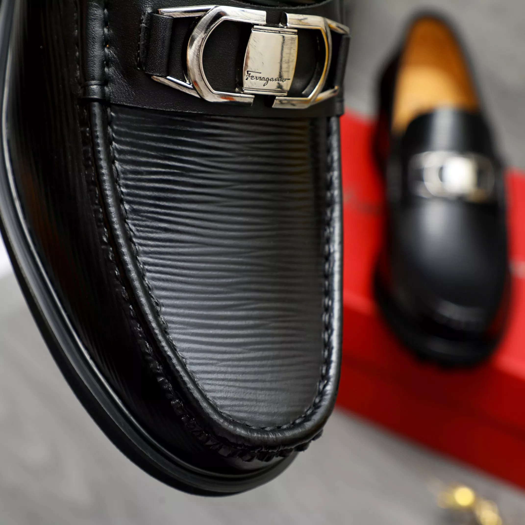 Salvatore Ferragamo Leather Shoes For Men NewStyle 6015