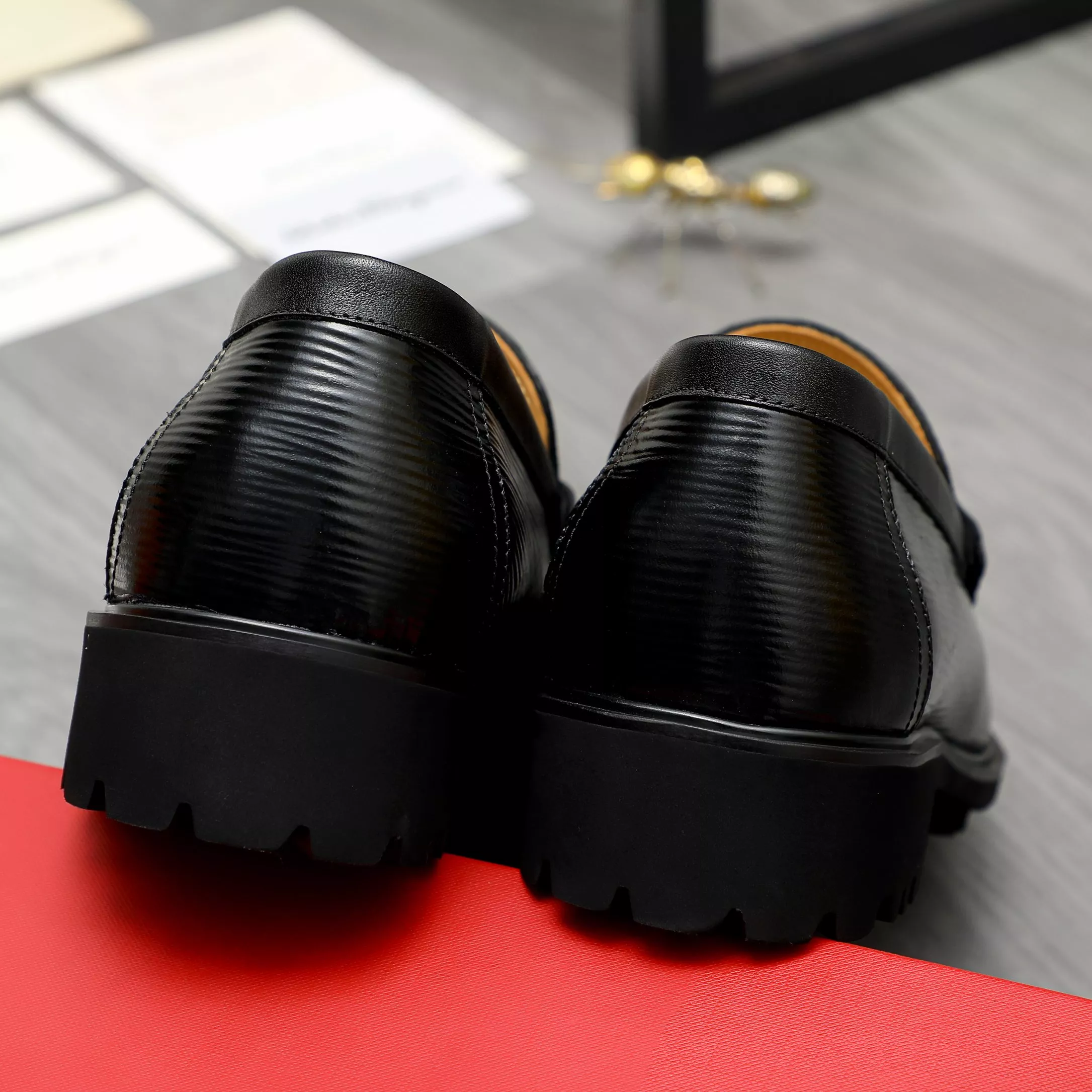 Salvatore Ferragamo Leather Shoes For Men NewStyle 6015