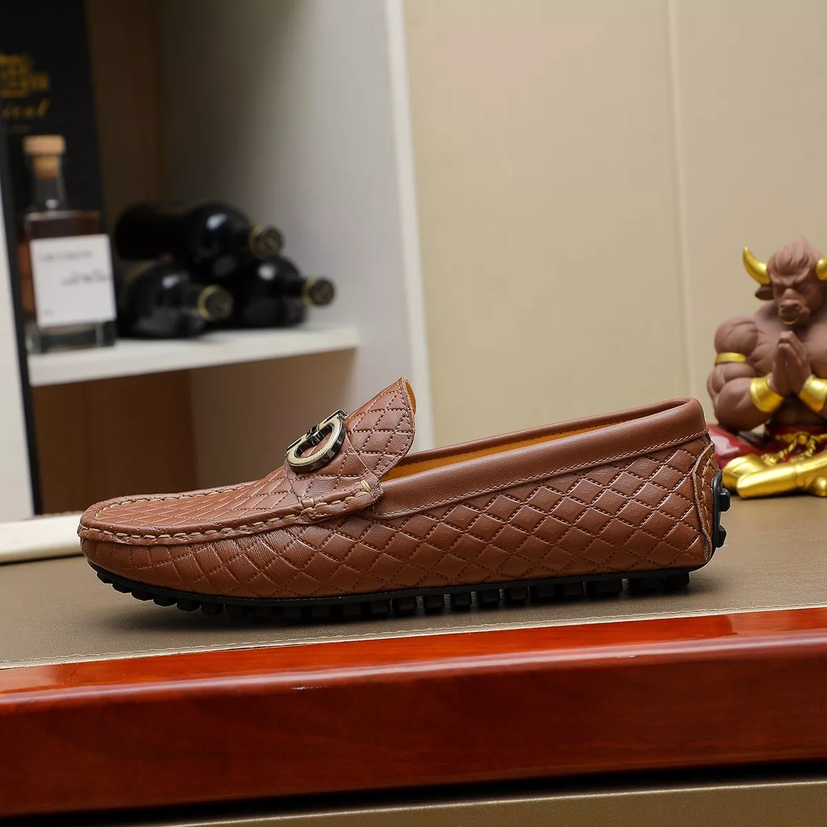 Salvatore Ferragamo Leather Shoes For Men Popular 5258