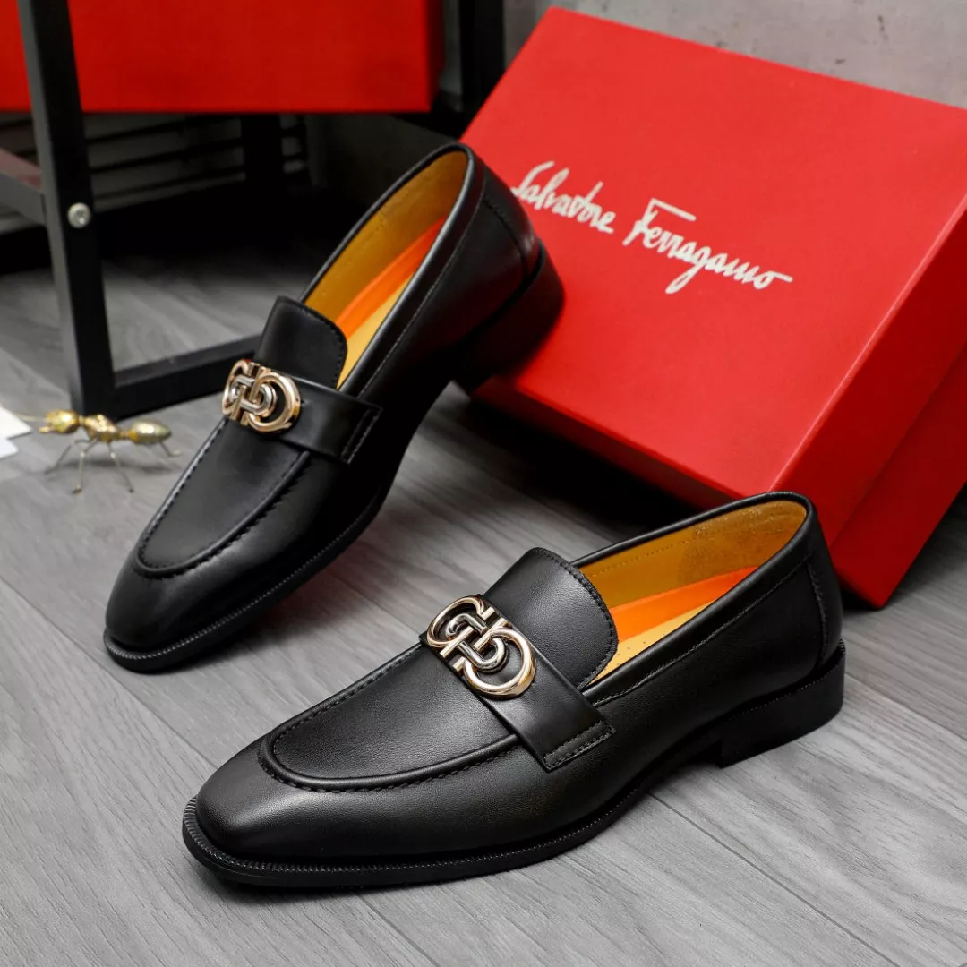 Salvatore Ferragamo Leather Shoes For Men Refined 7242