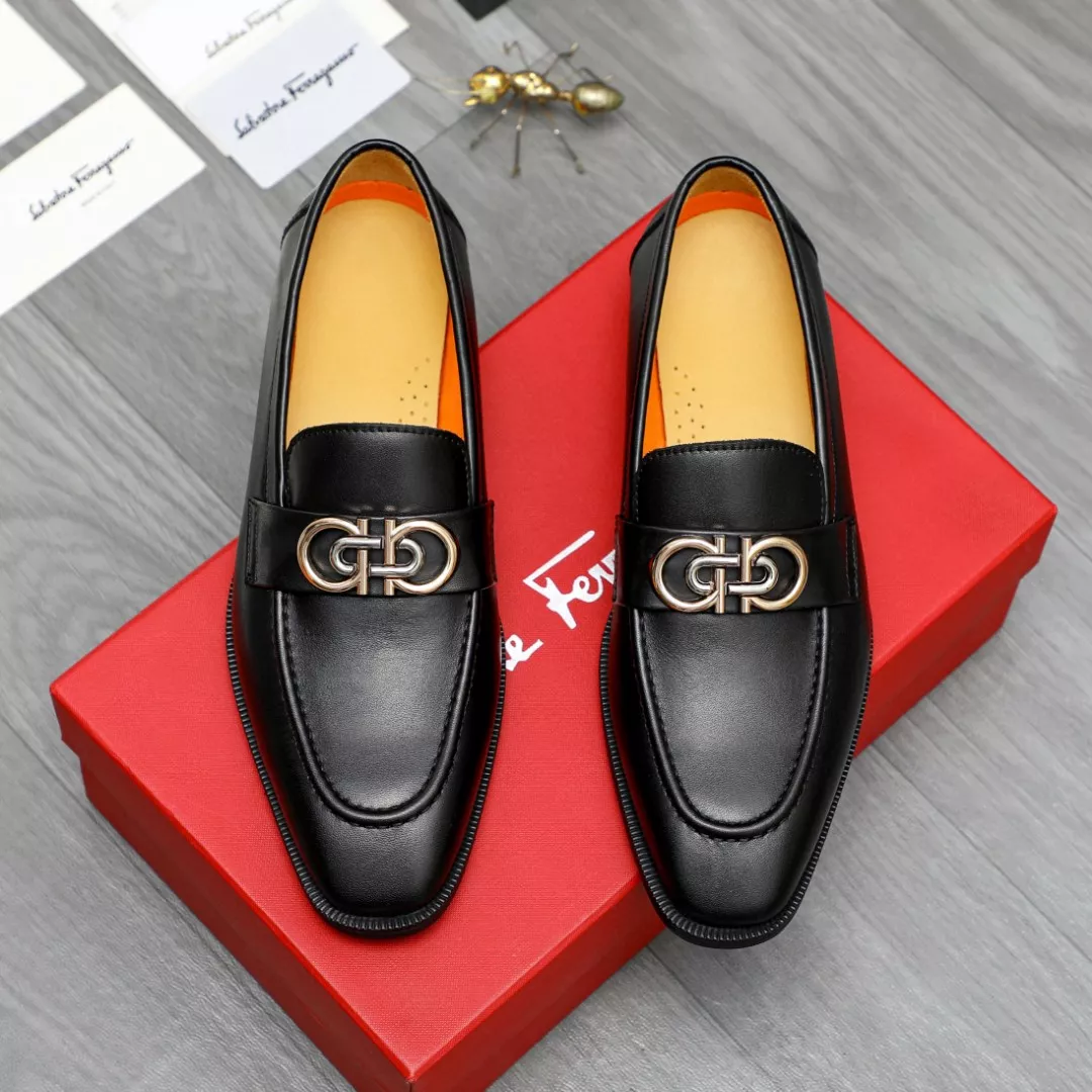 Salvatore Ferragamo Leather Shoes For Men Refined 7242