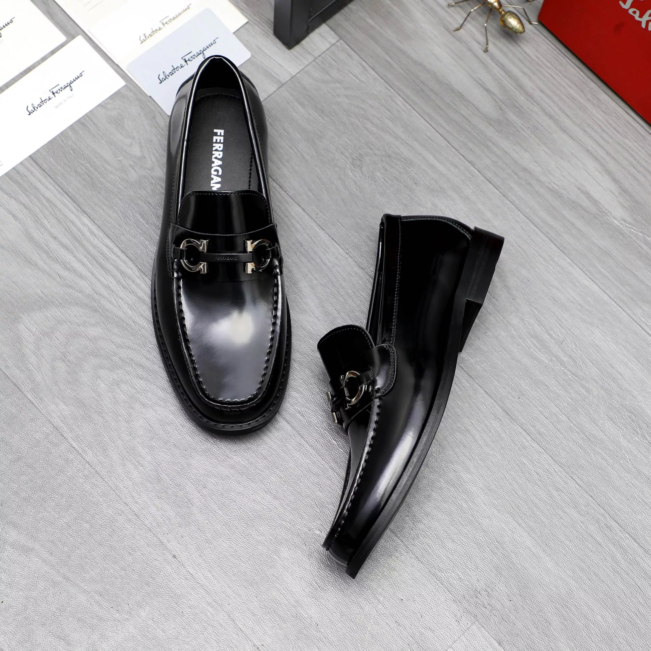 Salvatore Ferragamo Leather Shoes For Men Reliable 2062