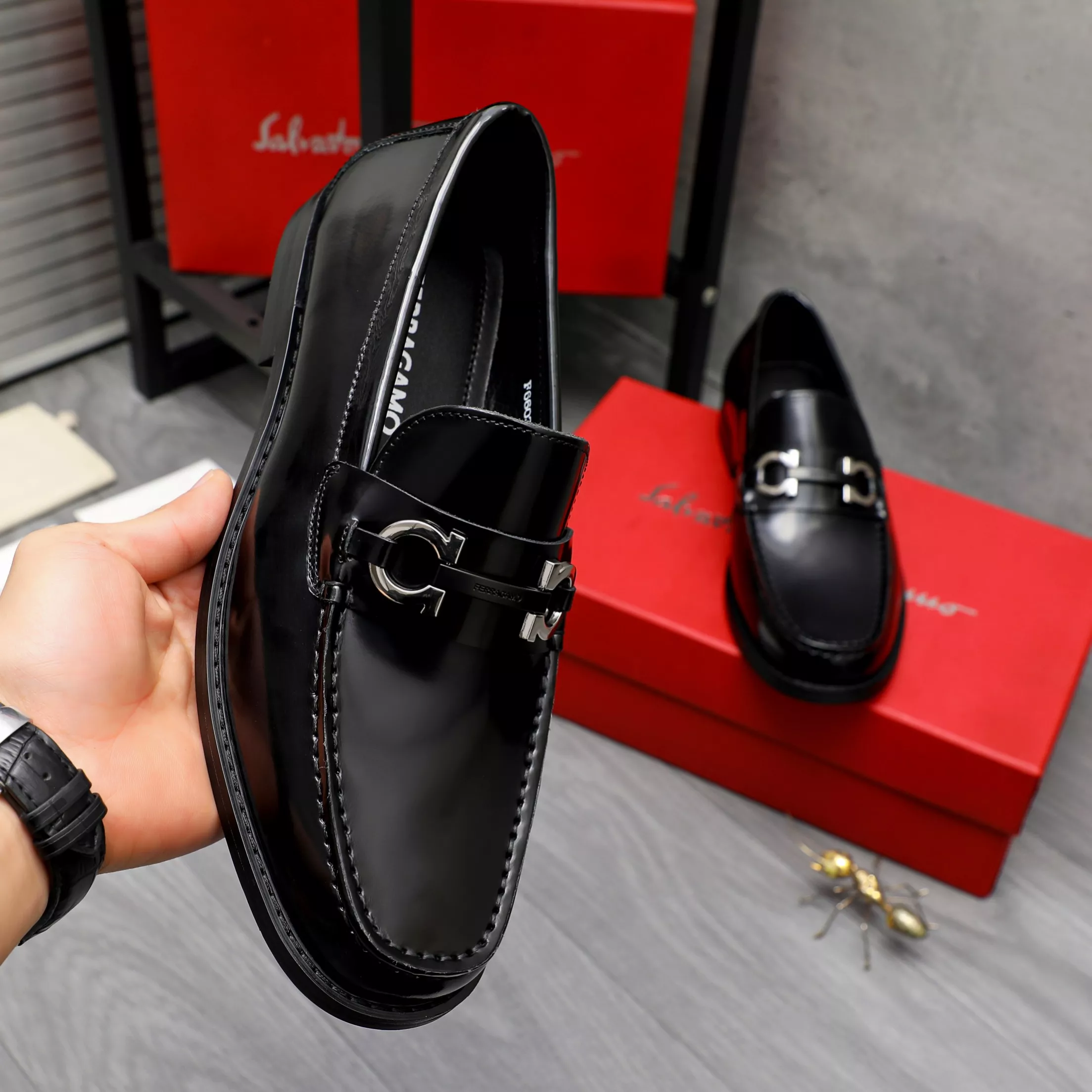 Salvatore Ferragamo Leather Shoes For Men Reliable 2062