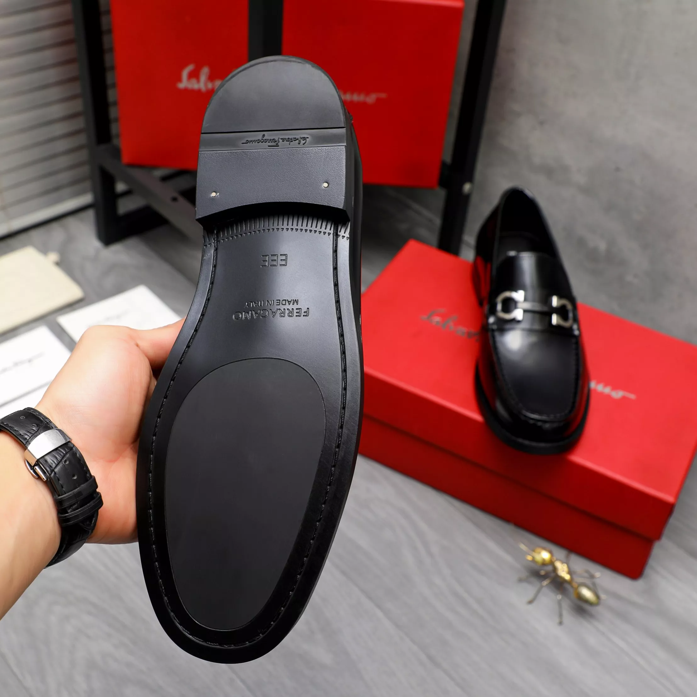 Salvatore Ferragamo Leather Shoes For Men Reliable 2062