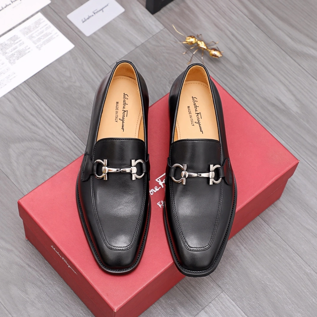 Salvatore Ferragamo Leather Shoes For Men Soft 1190