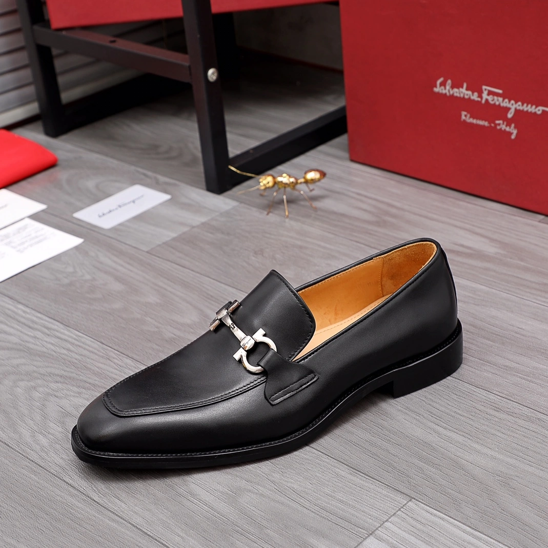 Salvatore Ferragamo Leather Shoes For Men Soft 1190