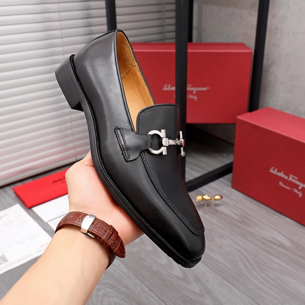Salvatore Ferragamo Leather Shoes For Men Soft 1190