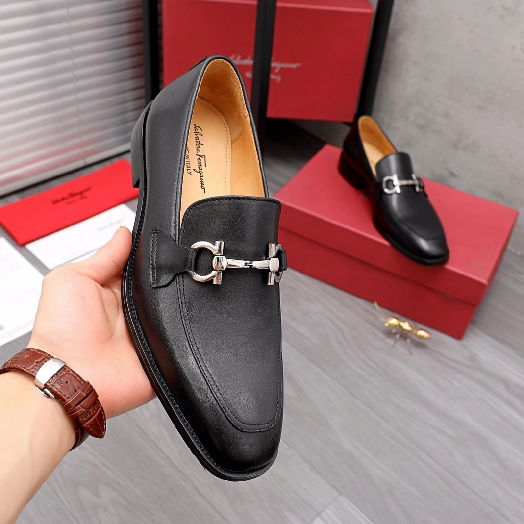Salvatore Ferragamo Leather Shoes For Men Soft 1190